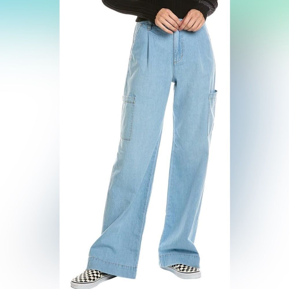 NWT Joe's Women's Jeans The Petra Natural Wide Leg Cargo‎ Jeans size 30